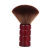 BELLIFFY Multi-Functional Anti-Static Record Brush with Wooden Handle for Vinyl Cleaning Soft Bristle Red Handle Neck Brush for Turntable Maintenance and Sound Quality Improvement view 1