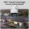 ZOSI C296 8MP 4K PoE IP Pan/Tilt Add-on Security Camera, AI Human Face Vehicle Pet Detect, Starlight Color Night Vision, Siren Alarm, Auto Track, 2-Way Talk, SD Card Storage, Work with Our PoE NVR view 3