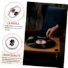 CIYODO 1pc Wear-Resistant Record Label Saver Tool Ergonomic Grip Vinyl Record Cleaning Protector Accessory for Album Maintenance Design view 3