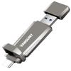 Vansuny 512GB USB Solid State Drive Up to 1000MB/s 3.2 Gen 2 Dual SSD USB A + Type C Portable External SSD for Android Phone Tablet Laptop MacBook PC view 1
