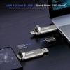 Vansuny 512GB USB Solid State Drive Up to 1000MB/s 3.2 Gen 2 Dual SSD USB A + Type C Portable External SSD for Android Phone Tablet Laptop MacBook PC view 2