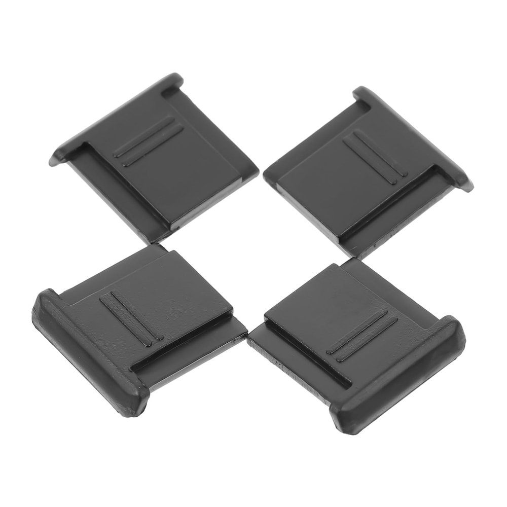 CIYODO 4pcs Hot Shoe Mount Cover Caps for Cameras Protector for Hot Shoe Slim and Portable Design Prevents Debris and Circuits Camera Accessory