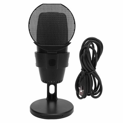 Gaming Microphone USB Condenser Microphone Colorful Light, Reudced Background Noise, HiFi Chip, USB Type C Gaming Microphone with New Core and Electronic Components for Gaming