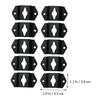 KONTONTY 10pcs Speaker Hanging Connector Wall Mount Hook for Sound Box Speakers Easy to Install Durable Iron Bracket for Home Audio Setup Replacement for Broken Hangers view 2