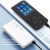 NOENNULL Mp4 Player Portable Support 32G Maximum Small Memory Card Slim 1.8 LCD Mp4 Player Media Music Audio Player with Accessories (Black) view 4