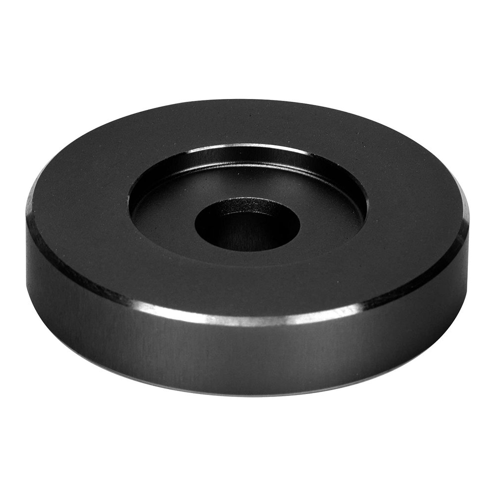 Record Turntable Adapter 45 RPM Adapter Eccentric Sleeve Large Hole Black Outdoor Conversion Piece Adaptor 45 Record Adapter Turntables (Black)