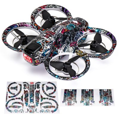 WRAPGRADE Skin Sticker Compatible with DJI NEO Full Wrap (Metal Sticker Bomb)
