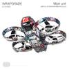 WRAPGRADE Skin Sticker Compatible with DJI NEO Full Wrap (Metal Sticker Bomb) view 3