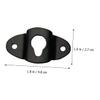 HOMOCONO 20pcs Sturdy Speaker Hook Plate Wall Hooks for Hanging Picture Hanging Kit view 2