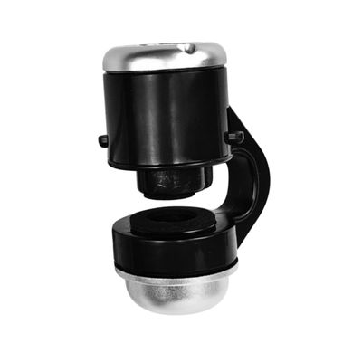 CIYODO 1pc Clip Microscope for Phone Magnifying Glass Led Light Smartphone Microscope for Educational and Hobby Use Black Pouch Included