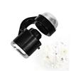CIYODO 1pc Clip Microscope for Phone Magnifying Glass Led Light Smartphone Microscope for Educational and Hobby Use Black Pouch Included view 2