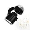 CIYODO 1pc Clip Microscope for Phone Magnifying Glass Led Light Smartphone Microscope for Educational and Hobby Use Black Pouch Included view 4