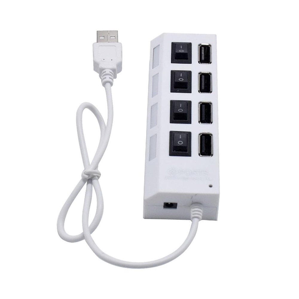 CAXUSD Port USB Splitter Multi USB Port Expander for Laptop Hub Independent Cable