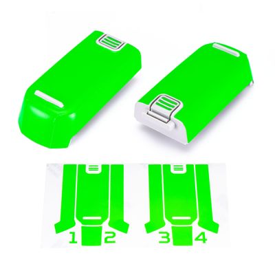 WRAPGRADE Stickers Compatible with DJI NEO Two Batteries (Neon Green)