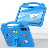 AKABEILA Compatible with Apple iPad Pro 12.9(2018/2020/2021/2022)/Pro 13(2024)/Air 13(2024) Tablet Case, Lightweight Shockproof Protective Case with Shoulder Strap & Stand Handle & Pen Tray Sky Blue view 4