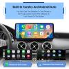 ZWNAV 12.3 Inch Android 13 Car DVD Player for Benz A/GLA/CLA Class 2012-2018 Car Radio Player GPS Navigation Auto Radio Screen Headunit Car Radio with Carplay (NTG 5.0 4+64GB) view 4