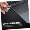 KONTONTY 1.8m Wire Rope Laptop Lock Password Security Cable Lock Sturdy Cable Theft Protection view 3