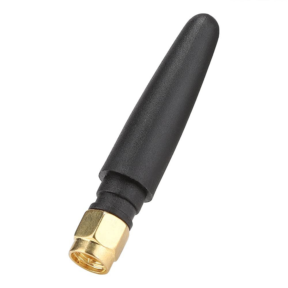 5PCS Antenna Small Antenna Router Antenna Module Antenna Omnidirectional 3DBI 2.4GHz ABS and Copper Material 2.4g Frequency Range (Straight SMA Male)
