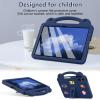 AKABEILA Compatible with Apple iPad Pro 12.9(2018/2020/2021/2022)/Pro 13(2024)/Air 13(2024) Tablet Case, Lightweight Shockproof Protective Case with Shoulder Strap & Stand Handle & Pen Tray Navy Blue view 2