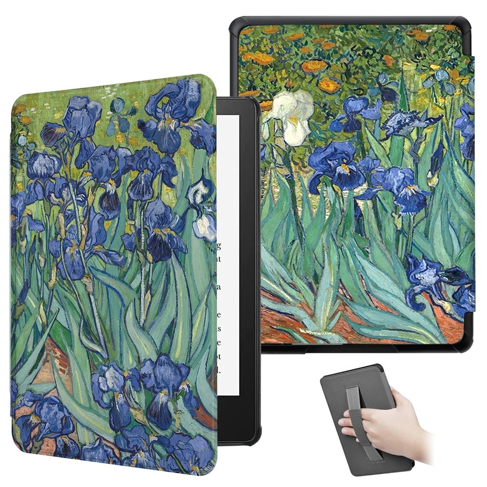 ZSLVPN Case for 7'' Kindle Paperwhite 12th Generation and Kindle Colorsoft Signature Edition 2024 Released - Lightweight Durable Premium PU Leather New Cover with Hand Strap, Auto Wake/Sleep