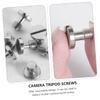KONTONTY 10pcs Camera Fixing Screws Durable Camera Mounting Hardware for Quick Replacement Professional Design for Tripods and Rigs Easy Installation Silver view 2