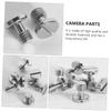 KONTONTY 10pcs Camera Fixing Screws Durable Camera Mounting Hardware for Quick Replacement Professional Design for Tripods and Rigs Easy Installation Silver view 3