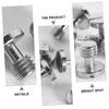 KONTONTY 10pcs Camera Fixing Screws Durable Camera Mounting Hardware for Quick Replacement Professional Design for Tripods and Rigs Easy Installation Silver view 4