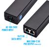 REVODATA 2.5Gbps 30W Active PoE Injector, Convert Non-PoE to PoE Injector Adapter, Up to 100 Meter Max 30W Active PoE Output, 100-240V Input, 1G/2.5Gbps Rates (PSE30WG-B) view 2