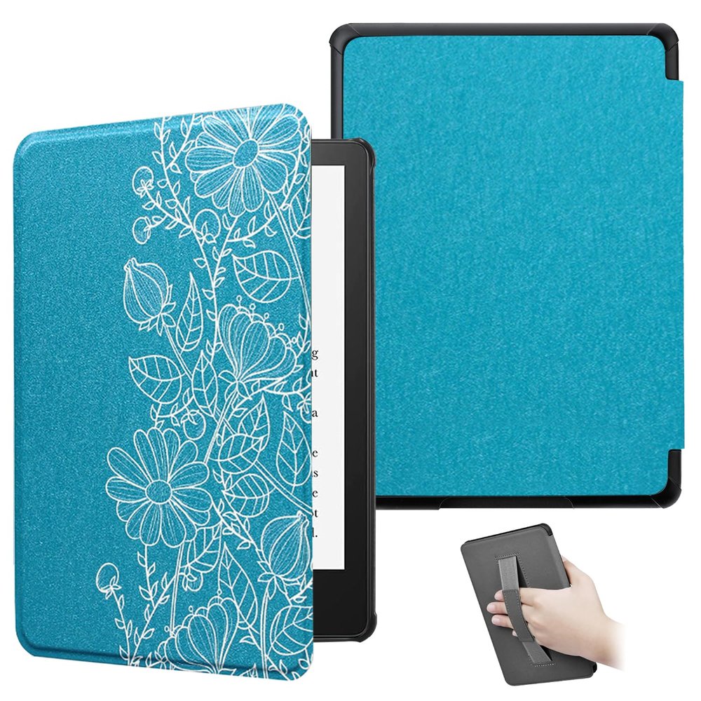 ZSLVPN Case for 7'' Kindle Paperwhite 12th Generation and Kindle Colorsoft Signature Edition 2024 Released - Lightweight Durable Premium PU Leather New Cover with Hand Strap, Auto Wake/Sleep
