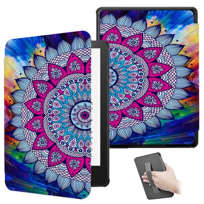 ZSLVPN Case for 7'' Kindle Paperwhite 12th Generation and Kindle Colorsoft Signature Edition 2024 Released - Lightweight Durable Premium PU Leather New Cover with Hand Strap, Auto Wake/Sleep