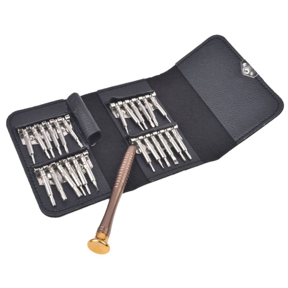 CAXUSD 37-piece Assorted Computer Repair Tool Kit Multi-use Screwdriver for Phone Tablet Electronic Disassembly Toolset Chromium Vanadium Steel Bits