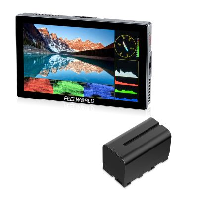 FEELWORLD P6X Field Monitor and F750 4400mAh Battey