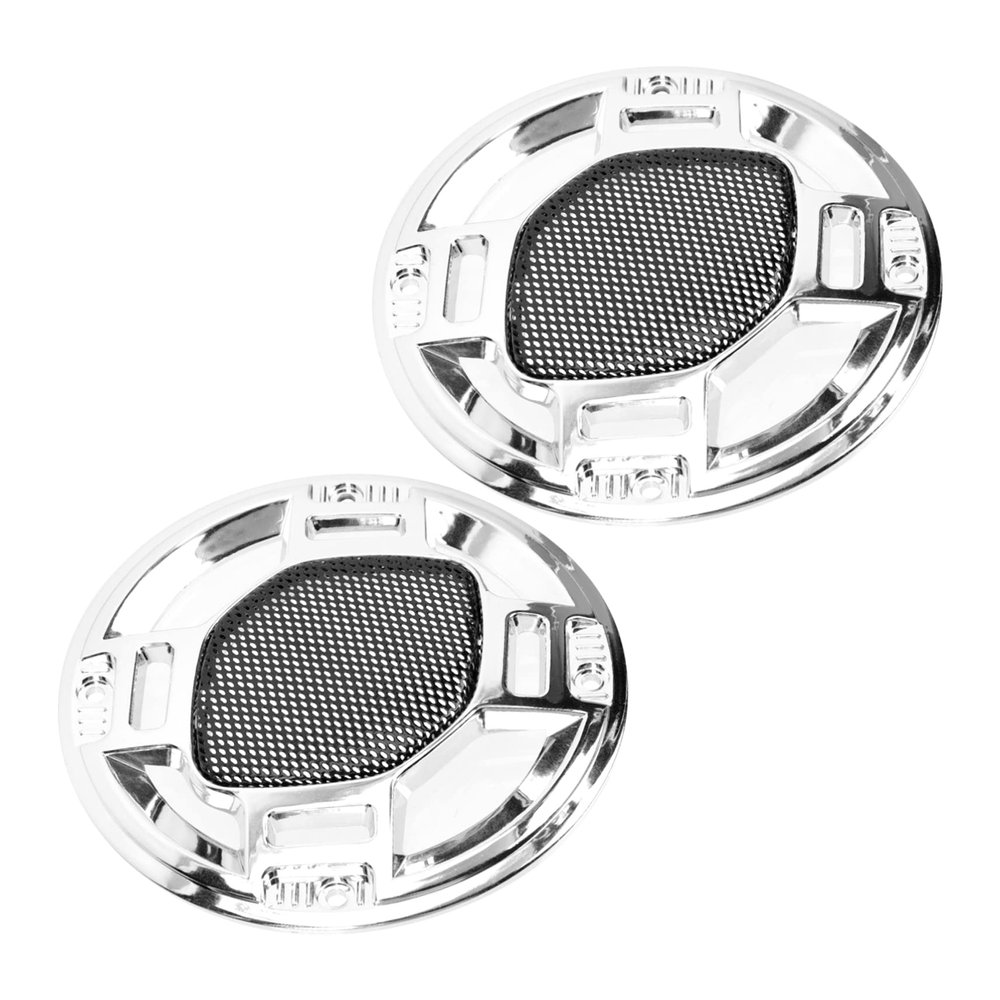 CIYODO 2pcs Metal Car Speaker Protector Mesh Grill Durable Speaker Cover with Easy Installation for Automotive Audio Protection