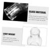 ABOOFAN Retro Light Cover Glass Oil Lamp Chimney Replacement Chimney for Vintage Lamp view 3