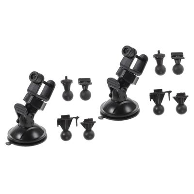 FELTECHELECTR 2sets Dash Cam Mount Rotating Vacuum Cup Car Dvr Holder for Secure Positioning and Easy Compatible Dash Cameras