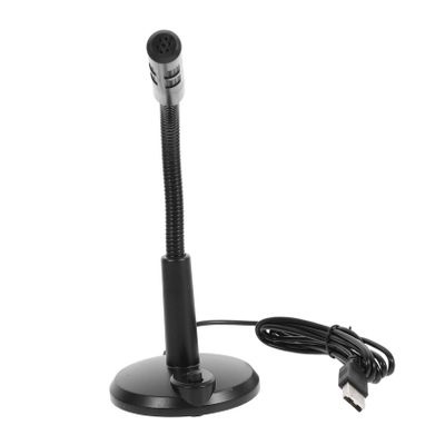 CAXUSD USB Desktop Microphone with Stand Live Streaming Gaming Mic for Laptop Lightweight Condenser Mic for Voice Chat Recording and Meetings