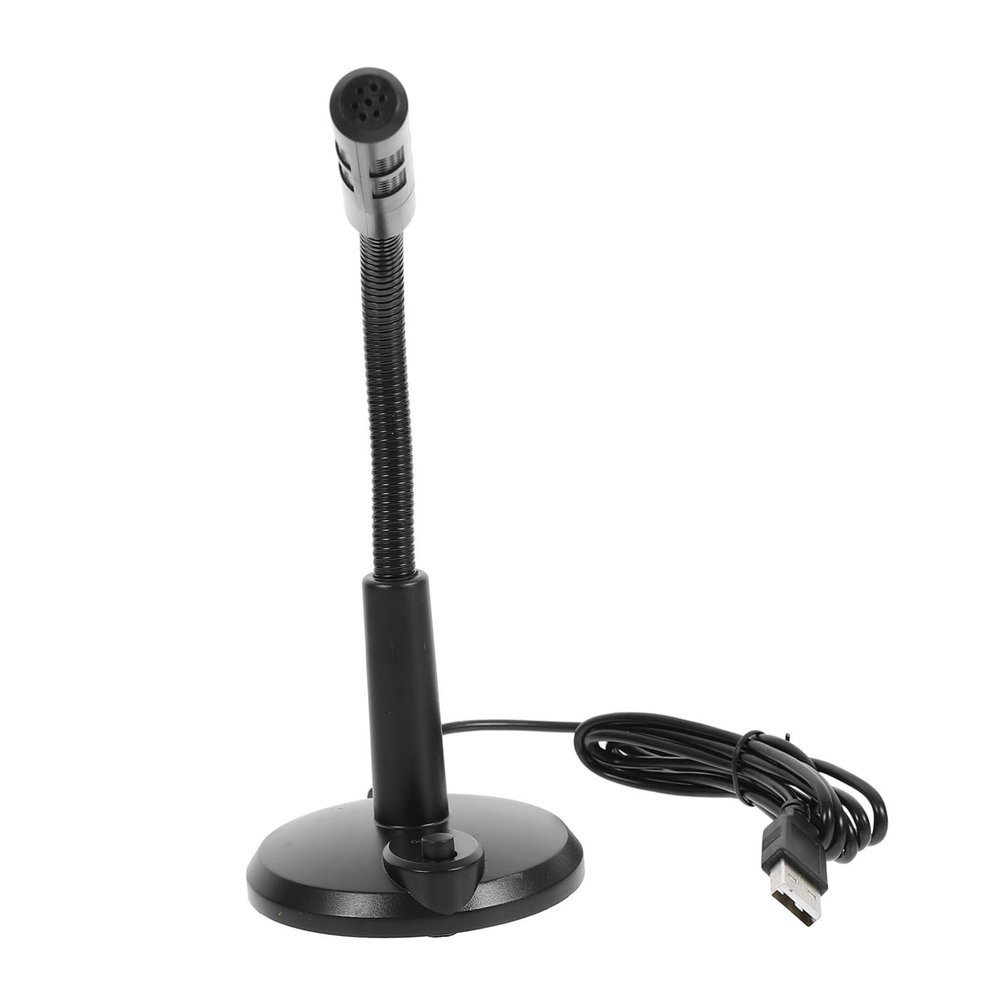 CAXUSD USB Desktop Microphone with Stand Live Streaming Gaming Mic for Laptop Lightweight Condenser Mic for Voice Chat Recording and Meetings