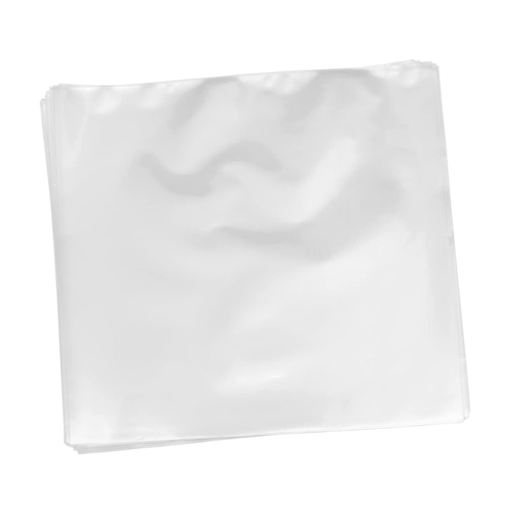 OSOLADY 50pcs No Seal Vinyl Record Protecting Bags Thickened Cd Sleeves for Safe Storage and Easy Access for -Term Use and Scratch