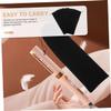 6 Pack Flannelette Hair Tool Storage Bags with Drawstring, Black Xmas view 3