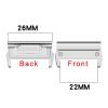 Gheper Metal Connectors Compatible with Garmin Fenix 8 51MM / Enduro 3/ Fenix 5X/6X/7X/PRO Band DIY Adapters,Stainless Steel Connector Replacement for Descent MK1/MK2/MK2i/instinct 2X view 2