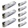 10Gtek SFP to RJ45 1000BASE-T Copper Ethernet Module, Gigabit SFP-T Transceiver for Cisco SFP-GE-T, Meraki, Fortinet, Ubiquiti UniFi UF-RJ45-1G, D-Link, Supermicro, Netgear, TP-Link, Pack of 8 view 2