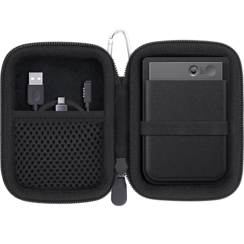Baval Hard Carrying Travel Case for PLAUD Note/Note Pro AI Voice Recorder,Compatible with PLAUD Digital Recorder and Magnetic Protective Case(Black)