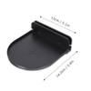 CAXUSD 1pc Wall Mount Speaker Holder Bracket for Stylish Space-Saving Design Easy Installation Screws Adhesive Plastic for Living Room Kitchen Bedroom view 2