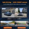 9.26 Inch Wireless Apple CarPlay and Android Auto Screen with Dash Cam 2.5K Front 1080P Rear Recording, Voice Control, GPS Navigation, Mirror Link, Bluetooth, FM, AUX view 3