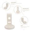 KICHOUSE 1pc Voice Box Holder Wall Mount Bracket for Echo Punch Rack Easy to Install Space-Saving Design Compatible view 2