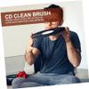CAXUSD Turntable Cd Album Cleaner Dust Remover Brush Vinyl Record Cleaning Kit Wooden Handle Quality view 3
