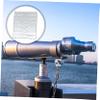KONTONTY Astronomical Telescope Rain Cover Dust and Sun Protection for Outdoor Use Heavy Duty Shield Against Rain and Silver view 3