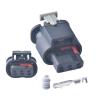 automotive wire connectors 3 Pin Automotive Reversing Radar Connector Parking Transducer Socket 1488991-5 1-1703494-1 1-1670917-5 Car maintenance(Female With Pin,10pcs) view 1