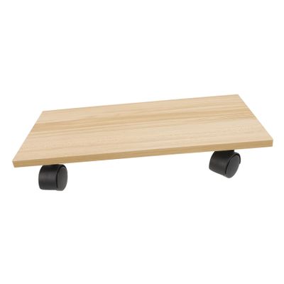 FOYTOKI Tower Stand Computer Cart Desktop Computer Tower Under Desk Stand Wheels Simple Attractive Design