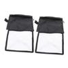 CAXUSD 2pcs Soft Flash Diffuser Sock for Strobe Lights Foldable Design for Compatible Square Overhead Flashes Hook and Quick Installation view 1